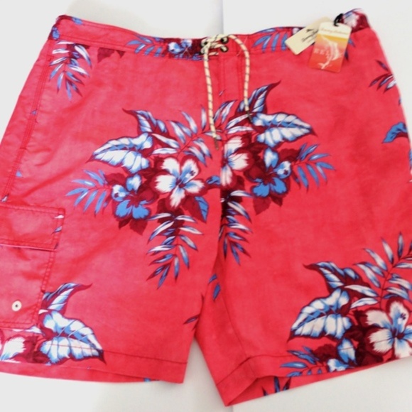 Tommy Bahama Other - Tommy Bahama SwimwearTrunks XXL Ruby Hibiscus